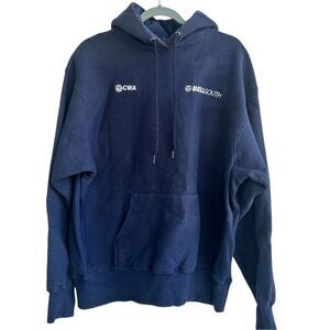 VTG BellSouth CWA Hoodie The Cotton Exchange USA Made XL 90s Telecom Heavyweight